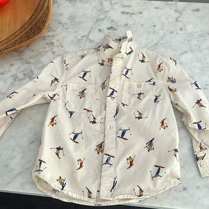 Tucker and Tate boys boys ski button down